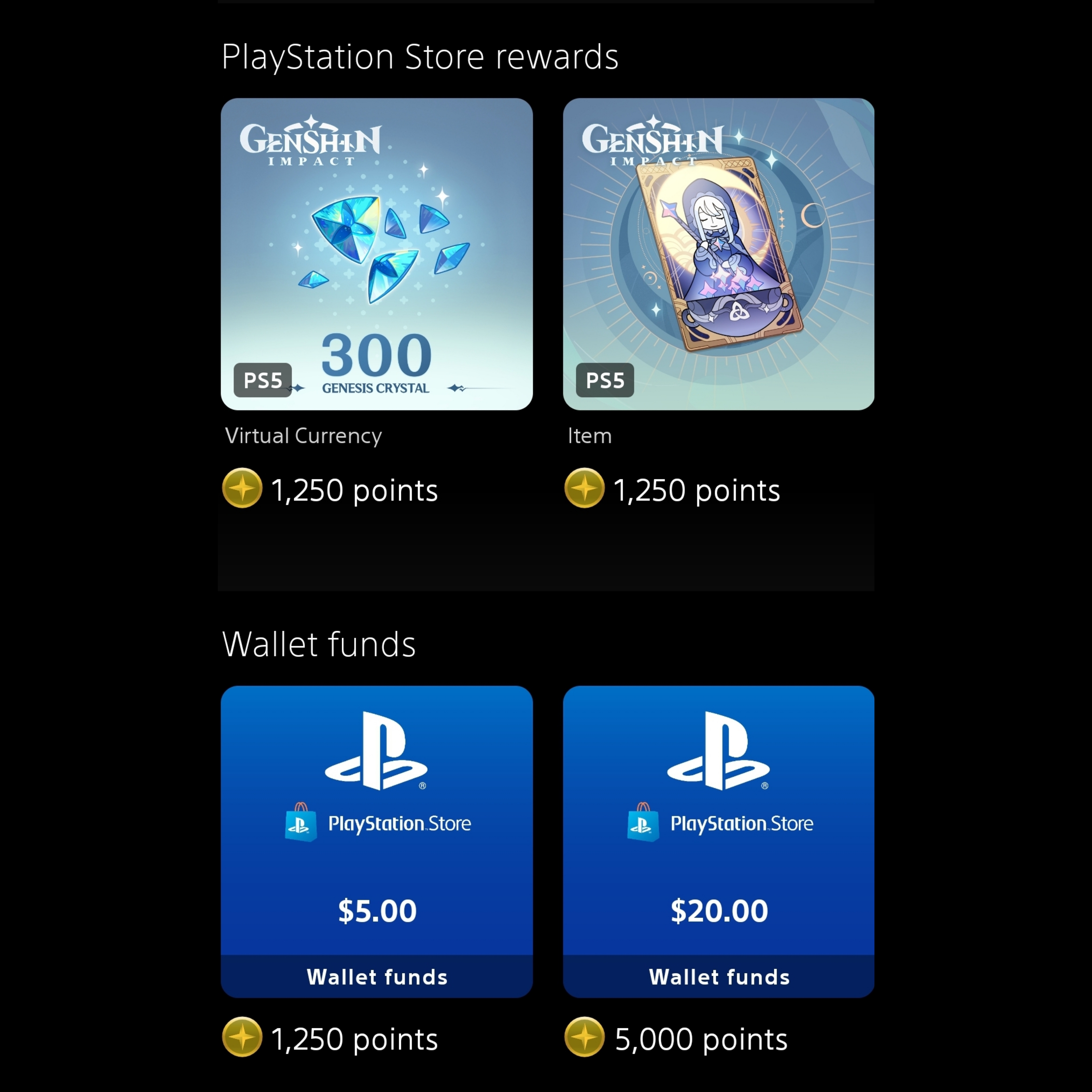 Ps Rewards PlayStation Store Rewards Genshin Impact | HoYoLAB