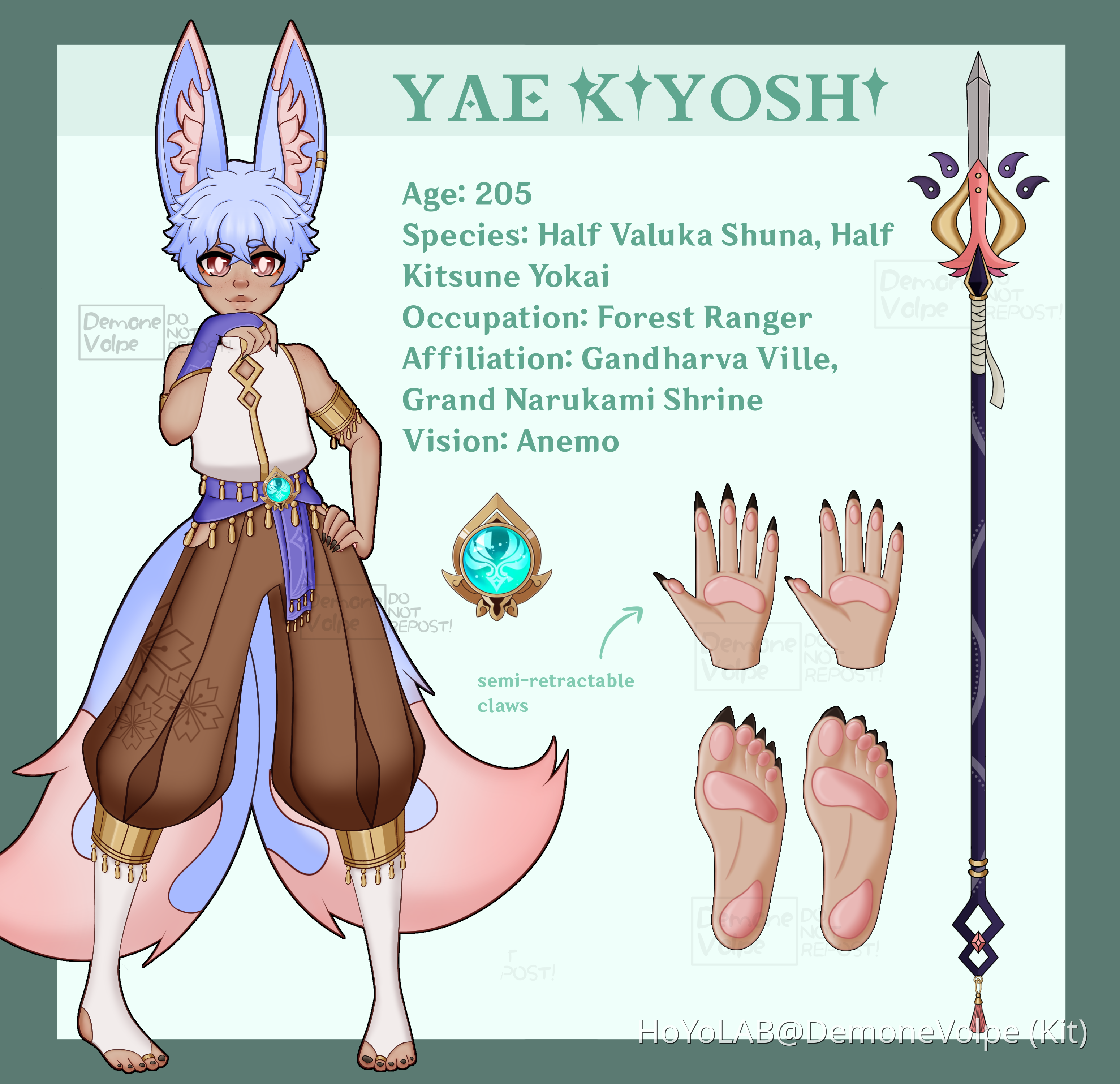 Genshin OC Ref Sheet Genshin Impact | HoYoLAB