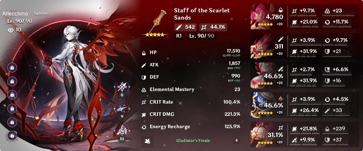 Future Arle Build ! Genshin Impact HoYoLAB