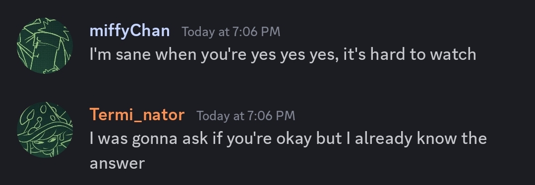 random discord stuff (there might be some swear words idk I didn't ...