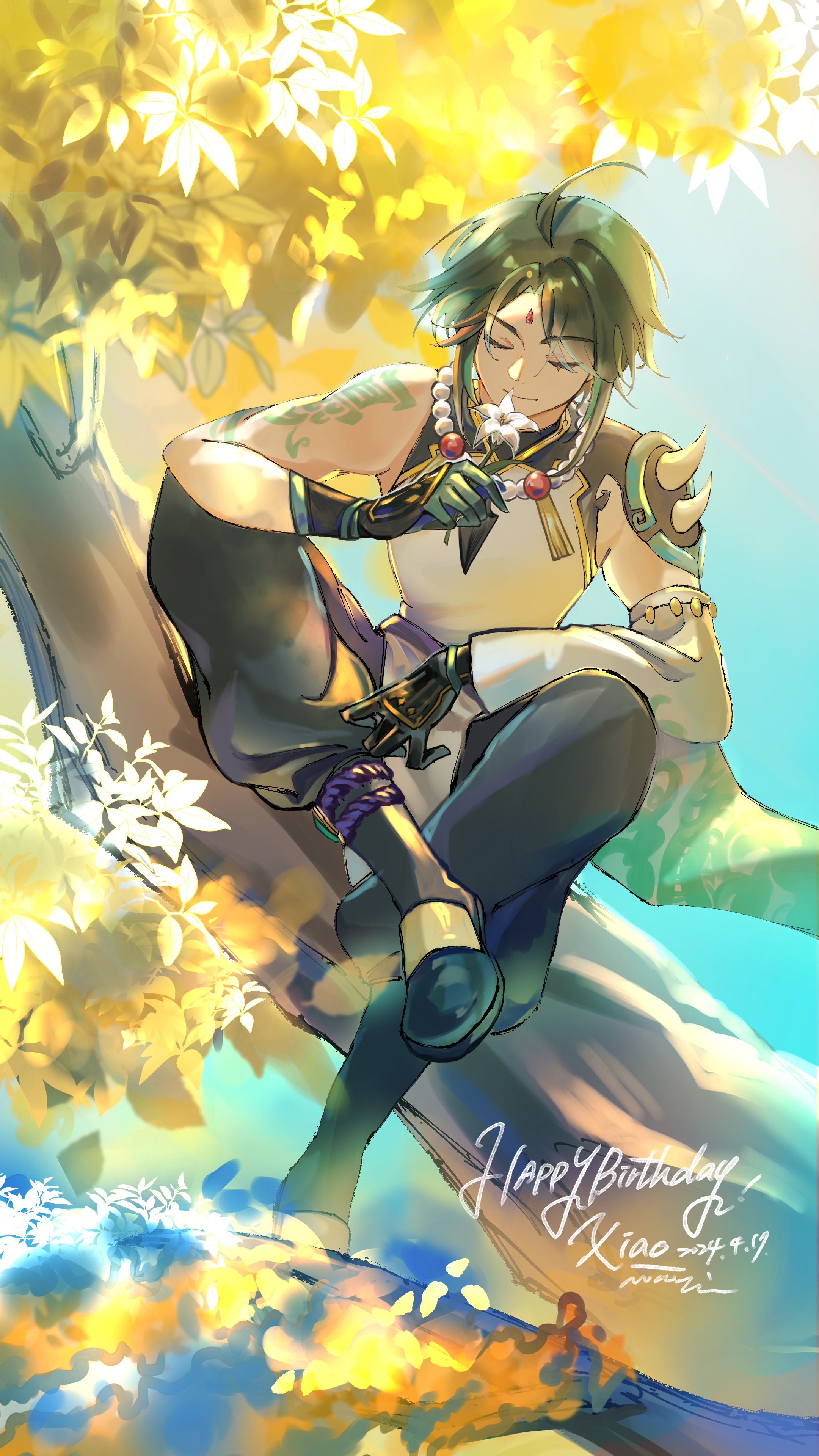 原神 コレクションカード ACG 魈 Xiao xiāo HR