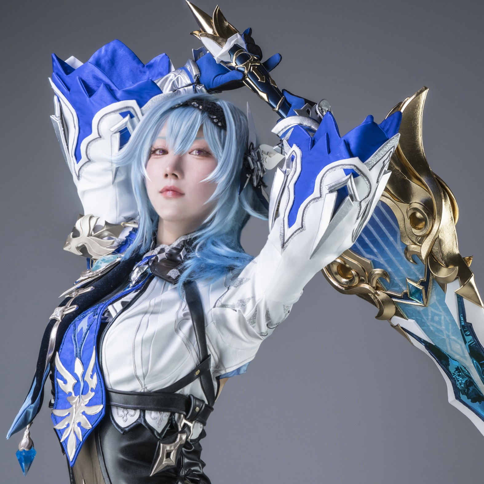 少し豊富な贈り物 原神／エウルア コスプレ衣装（原神 エウルア 衣装XLサイズ フル コスプレ衣装