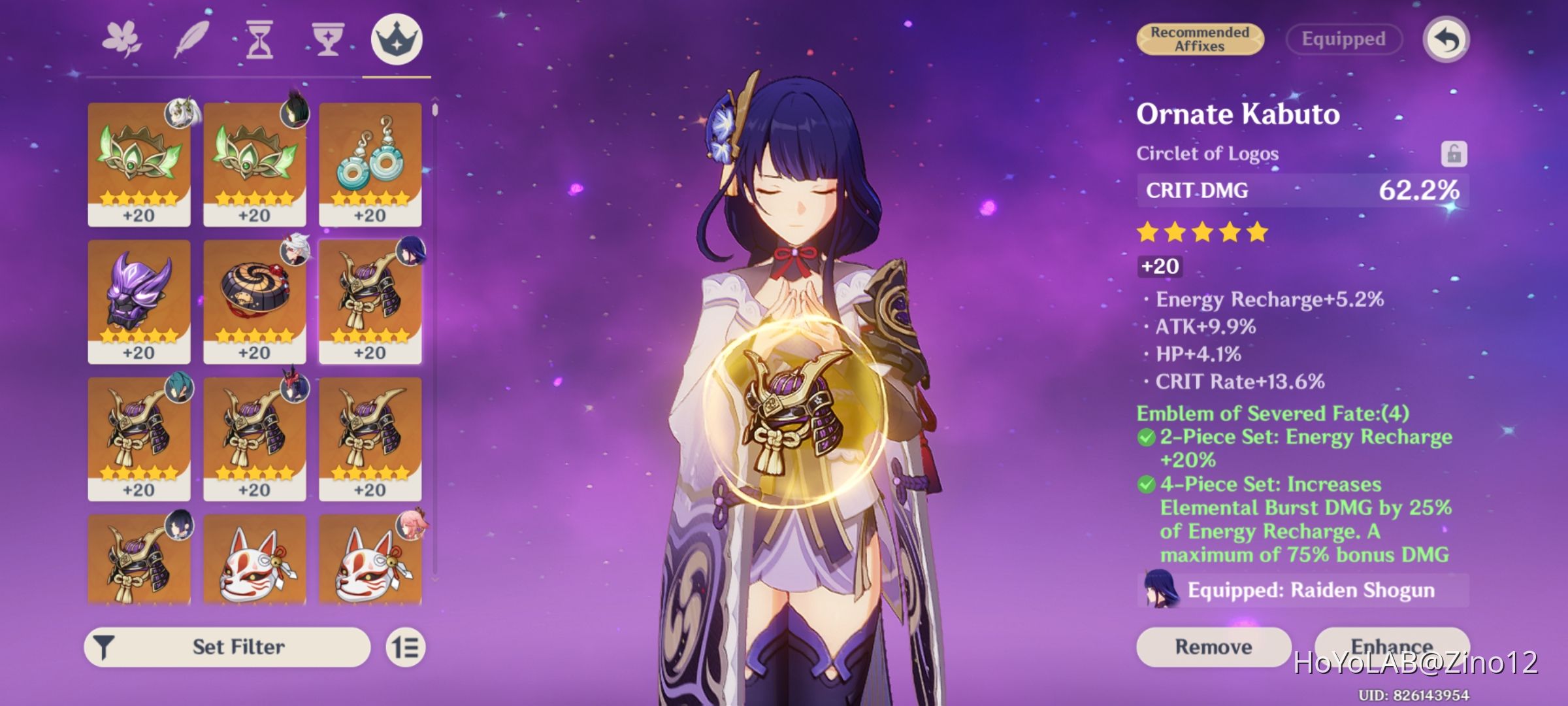 What is your best Genshin Impact Artifact? Genshin Impact HoYoLAB