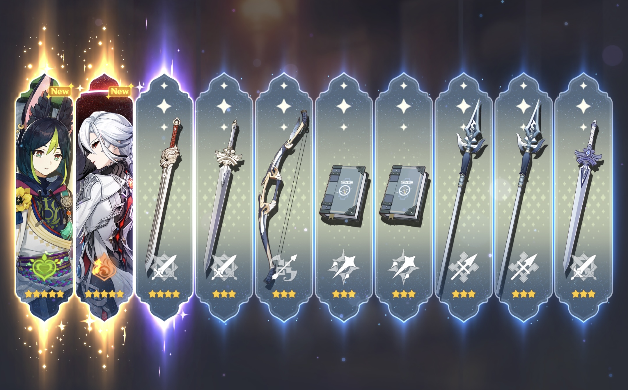 MY FIRST EVER DOUBLE FIVE STAR 10 PULL!! Genshin Impact | HoYoLAB