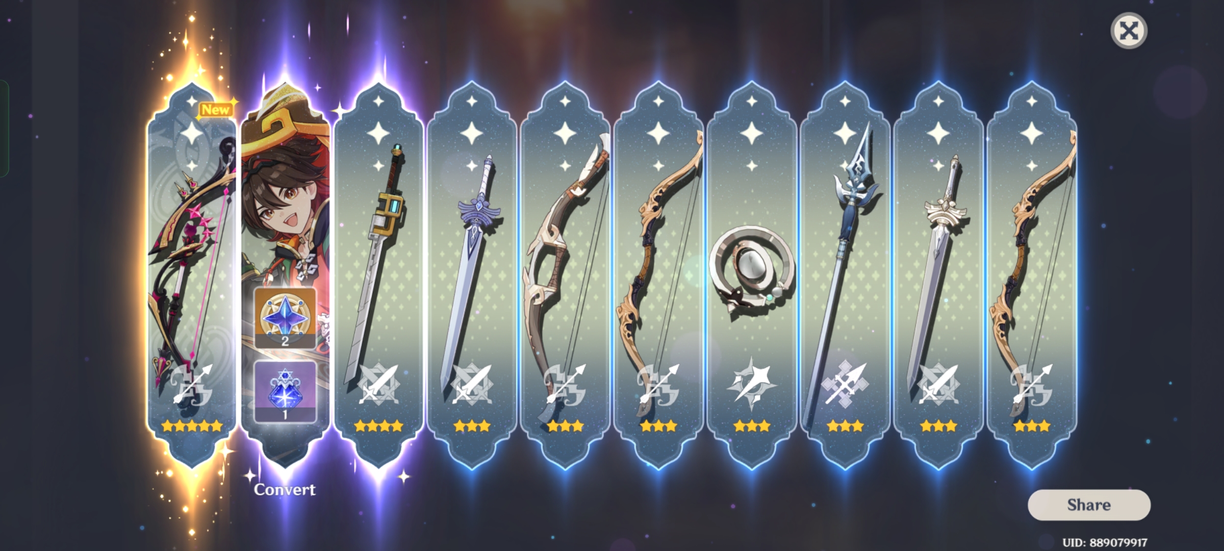 I got lyney's Sig weapon!! Genshin Impact | HoYoLAB