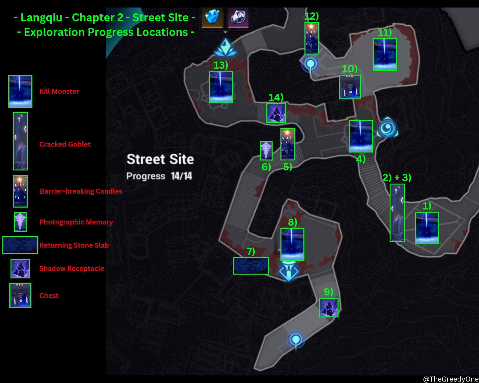 Langqiu Exploration Progress Location Guide - Part 2 Chapter 2 (1/3) Honkai  Impact 3rd | HoYoLAB, image size:2000x1600