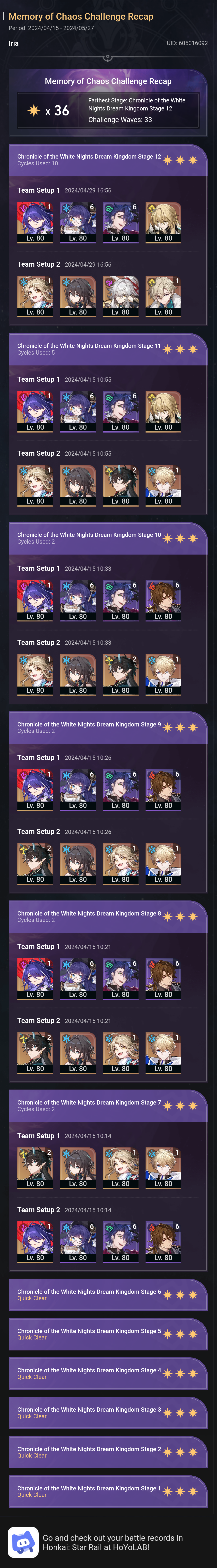 Finally got the last star!!! Honkai: Star Rail | HoYoLAB