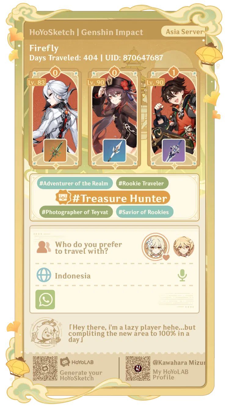 look how f2p i am😂😂 Genshin Impact | HoYoLAB