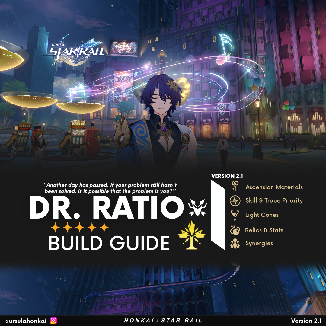 [Version 2.1] Dr. Ratio Build Guide Honkai: Star Rail | HoYoLAB