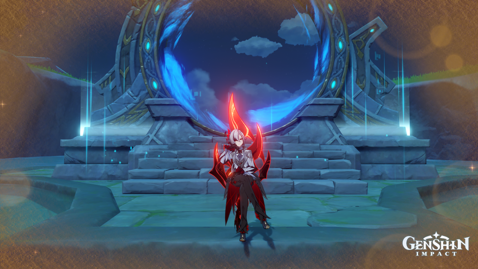 Just chilling outside the abyss Genshin Impact | HoYoLAB