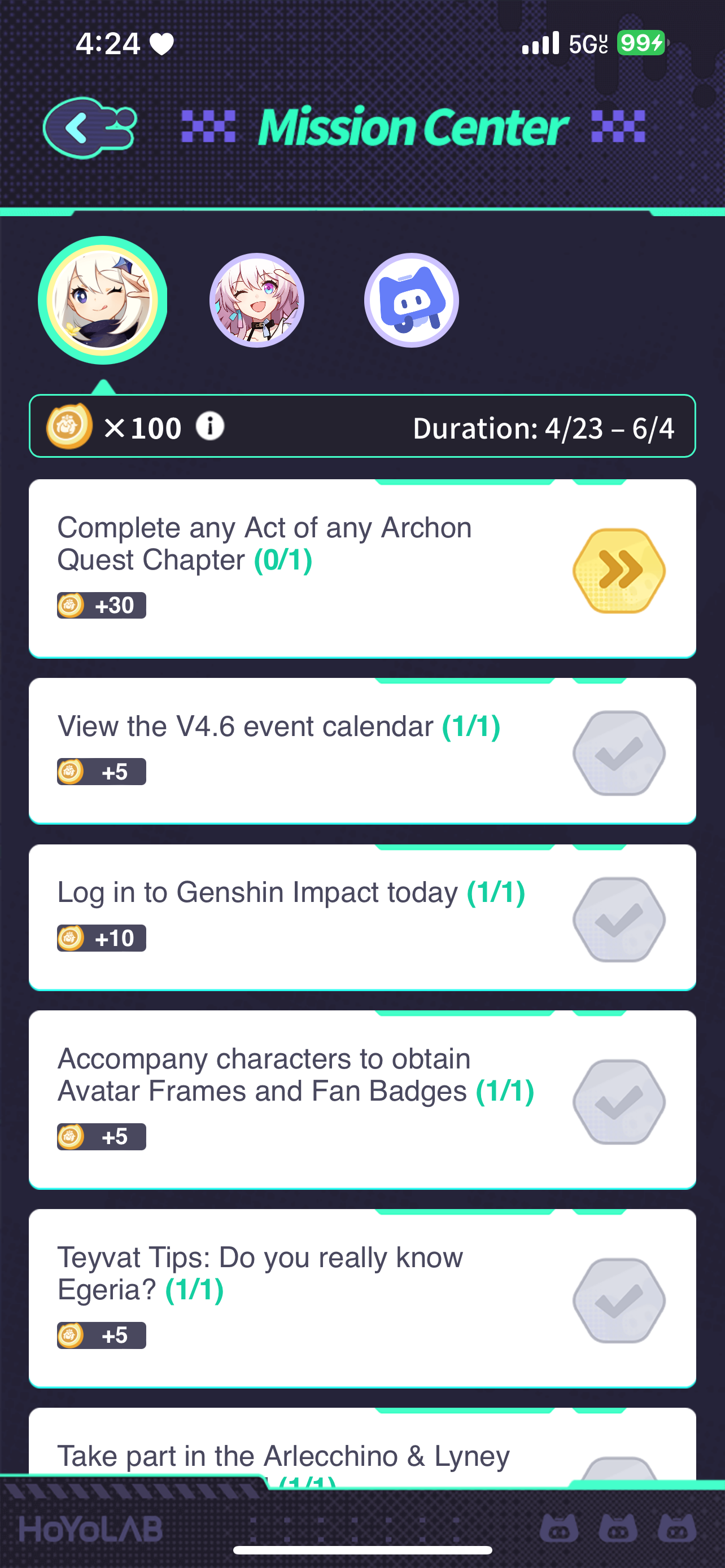 Help Genshin Impact | HoYoLAB