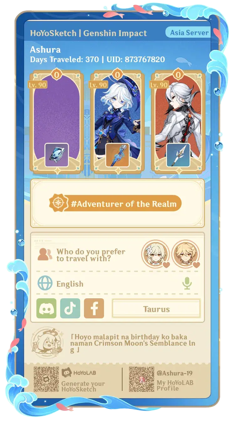 1 year end 5 days playing genshin Genshin Impact | HoYoLAB