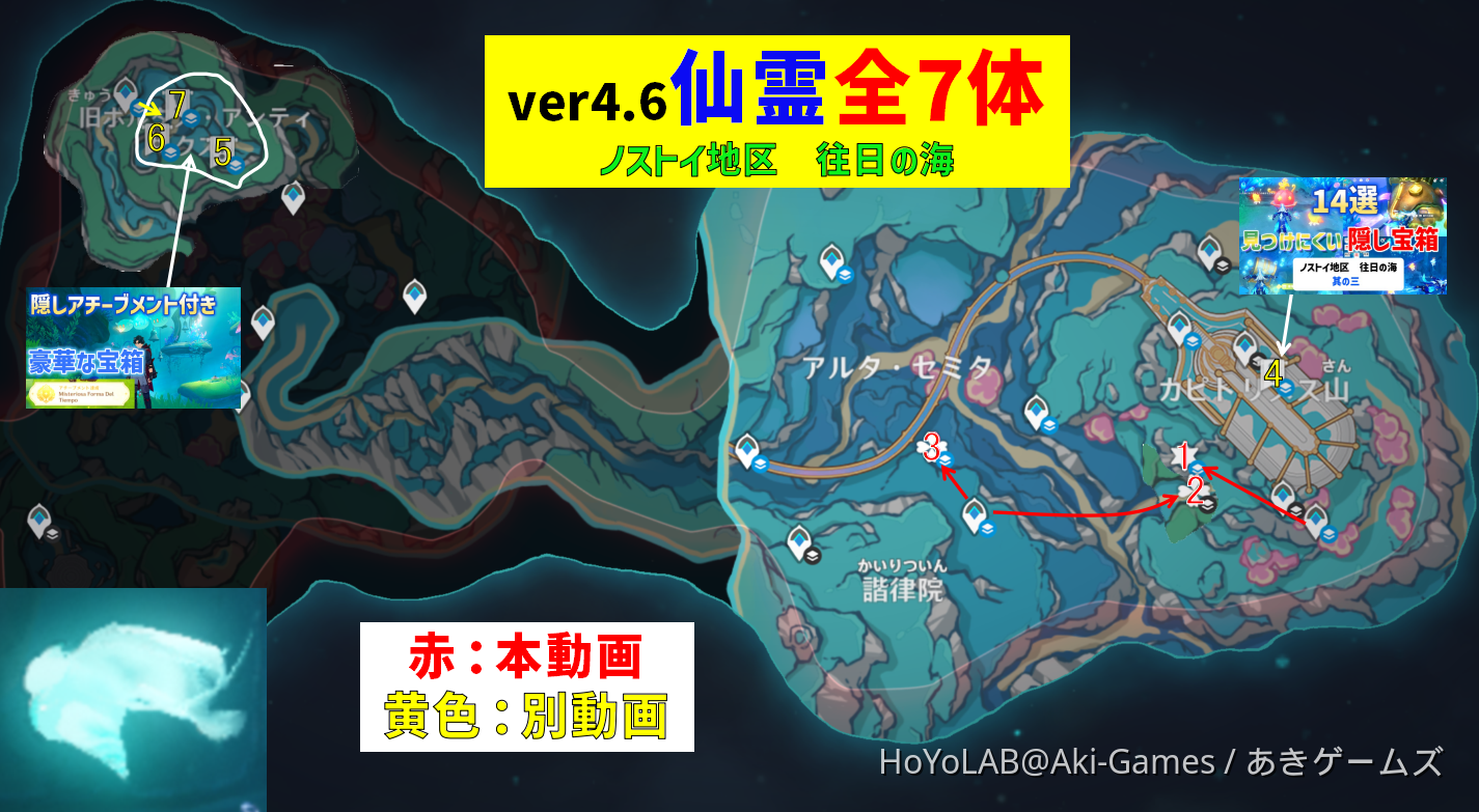 ver4.6仙霊「全7体」 往日の海 ペトリコール ノストイ地区