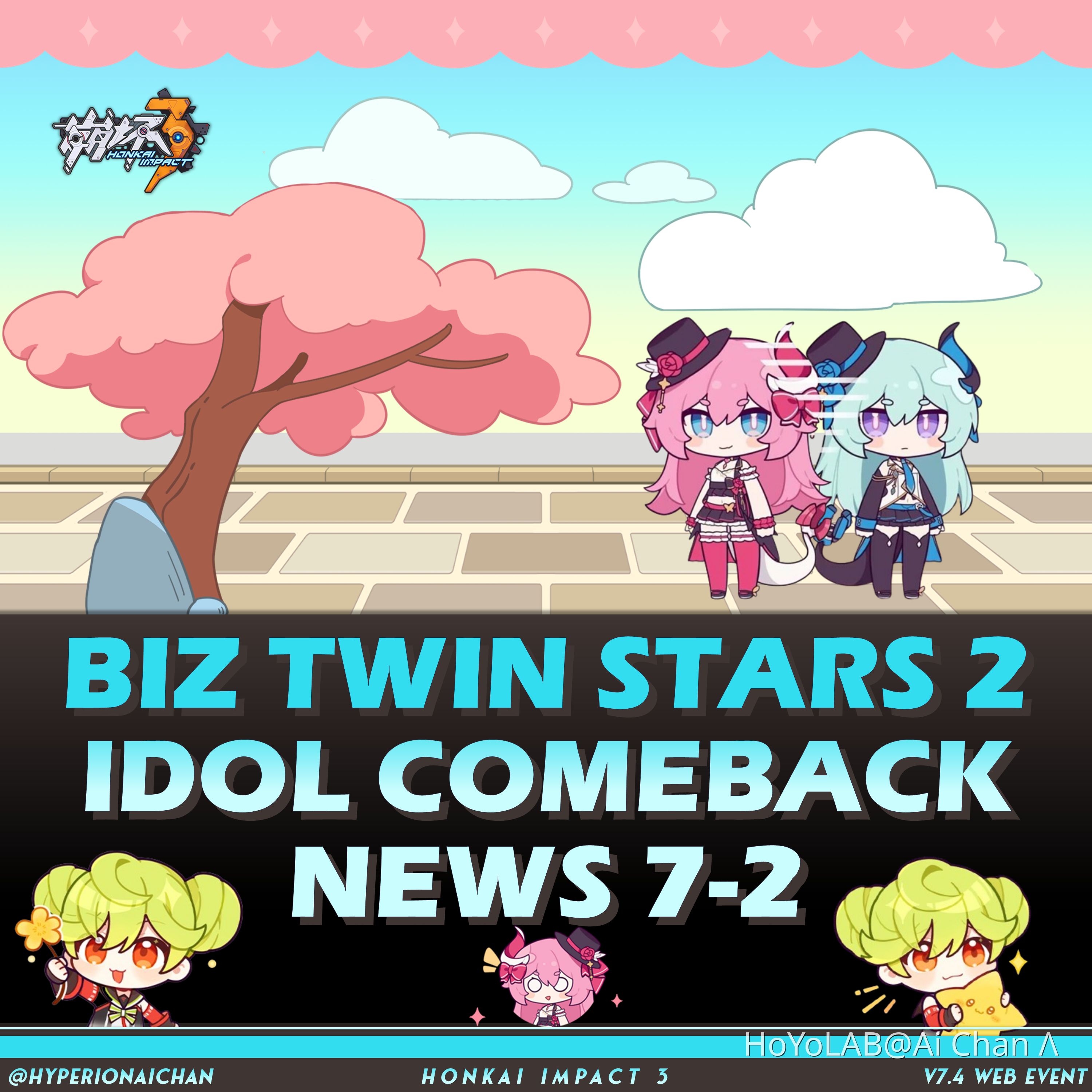 Evening News 7-2」Biz Twin Stars 2: Idol Comeback丨Web Event Guide