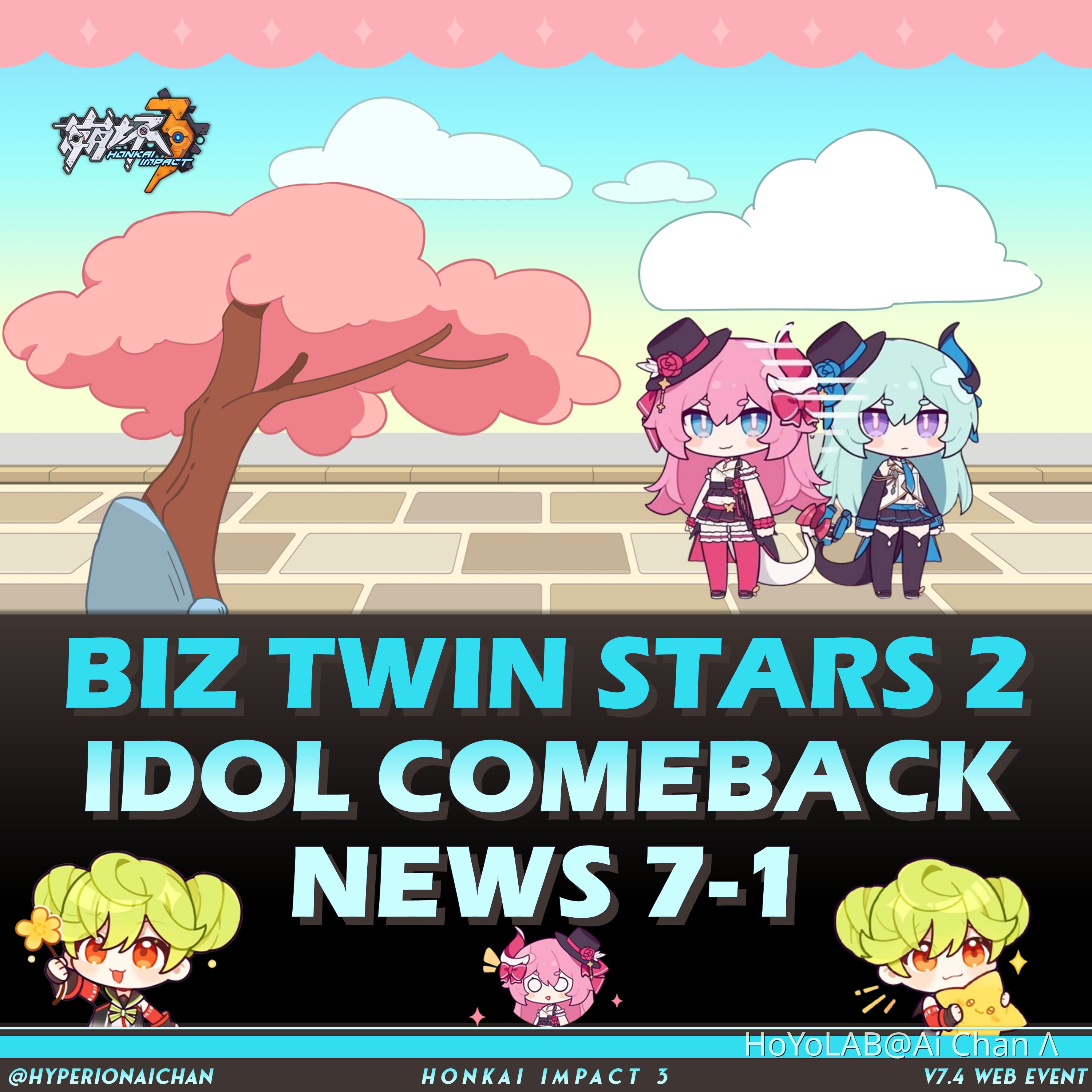 Evening News 7-2」Biz Twin Stars 2: Idol Comeback丨Web Event Guide