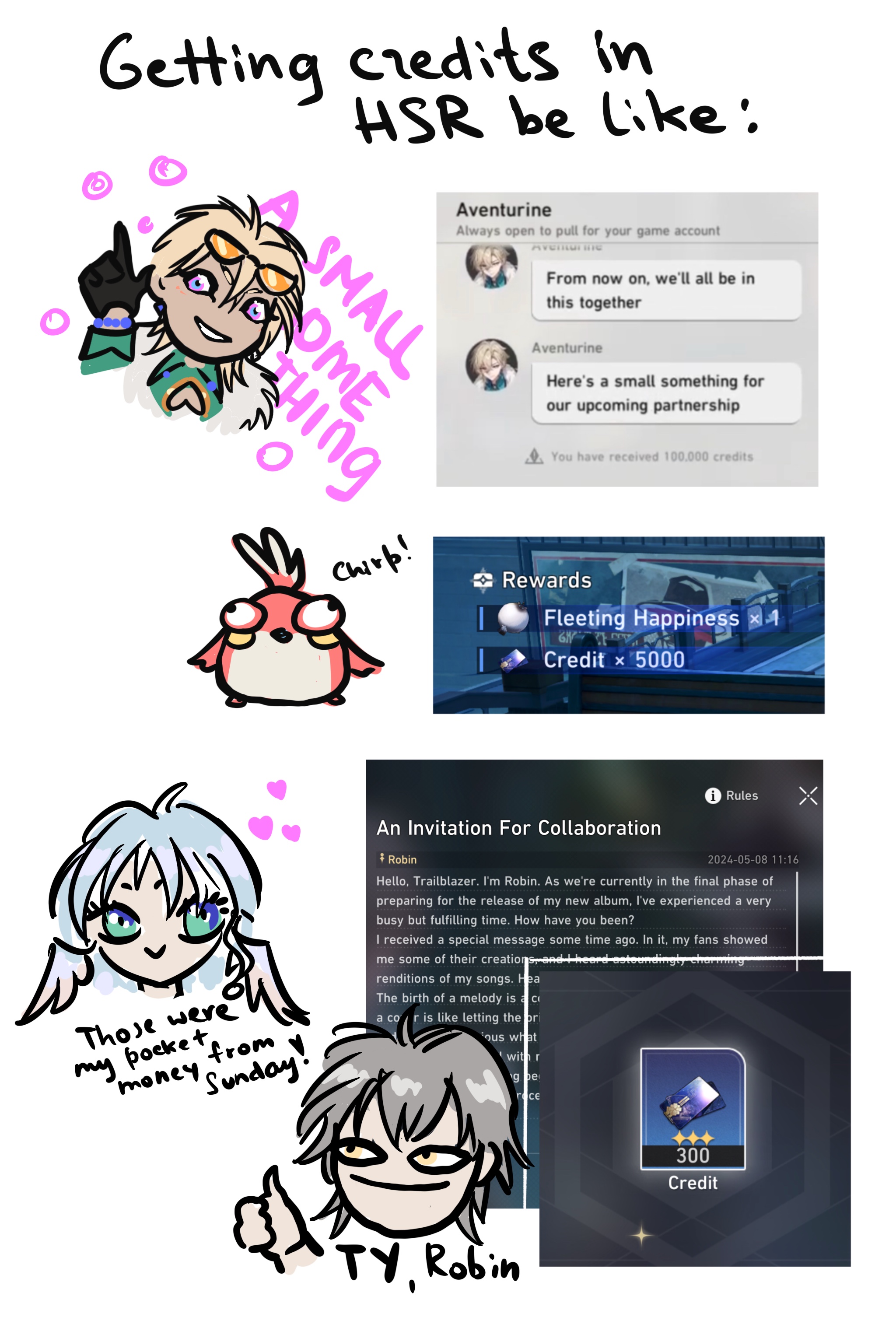 Sources of credits 💅 Honkai: Star Rail | HoYoLAB