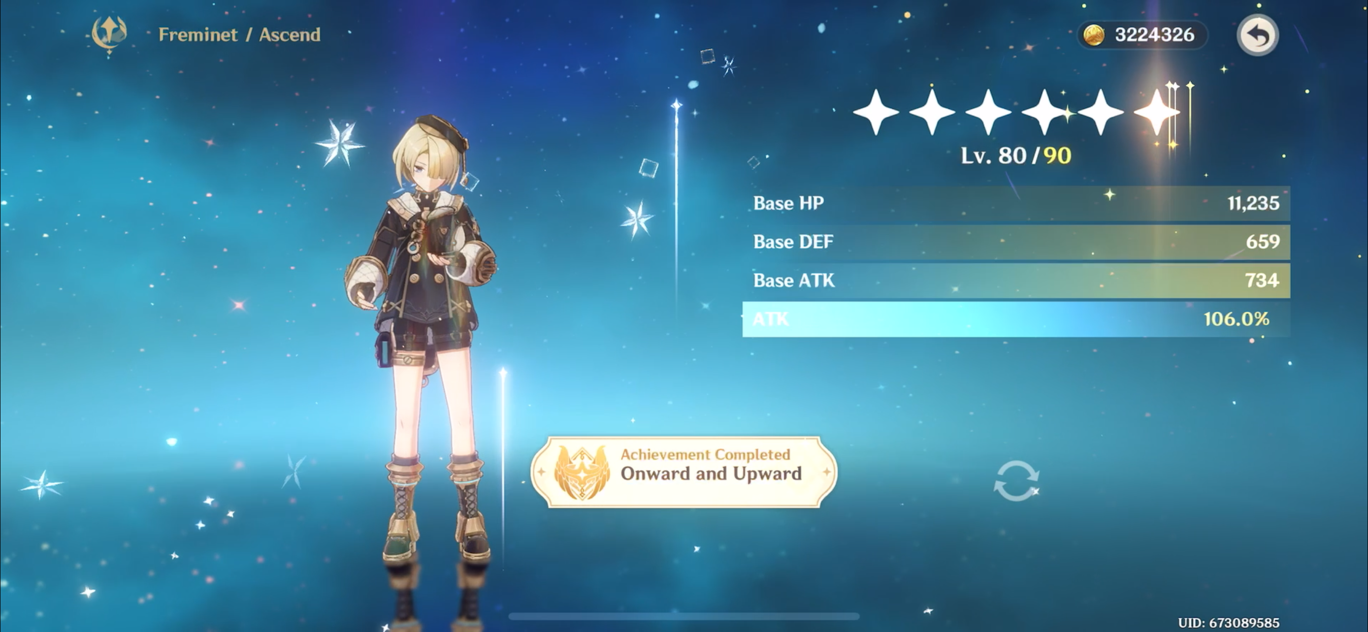 After 114 days of playing genshin impact I finally leveled up a ...