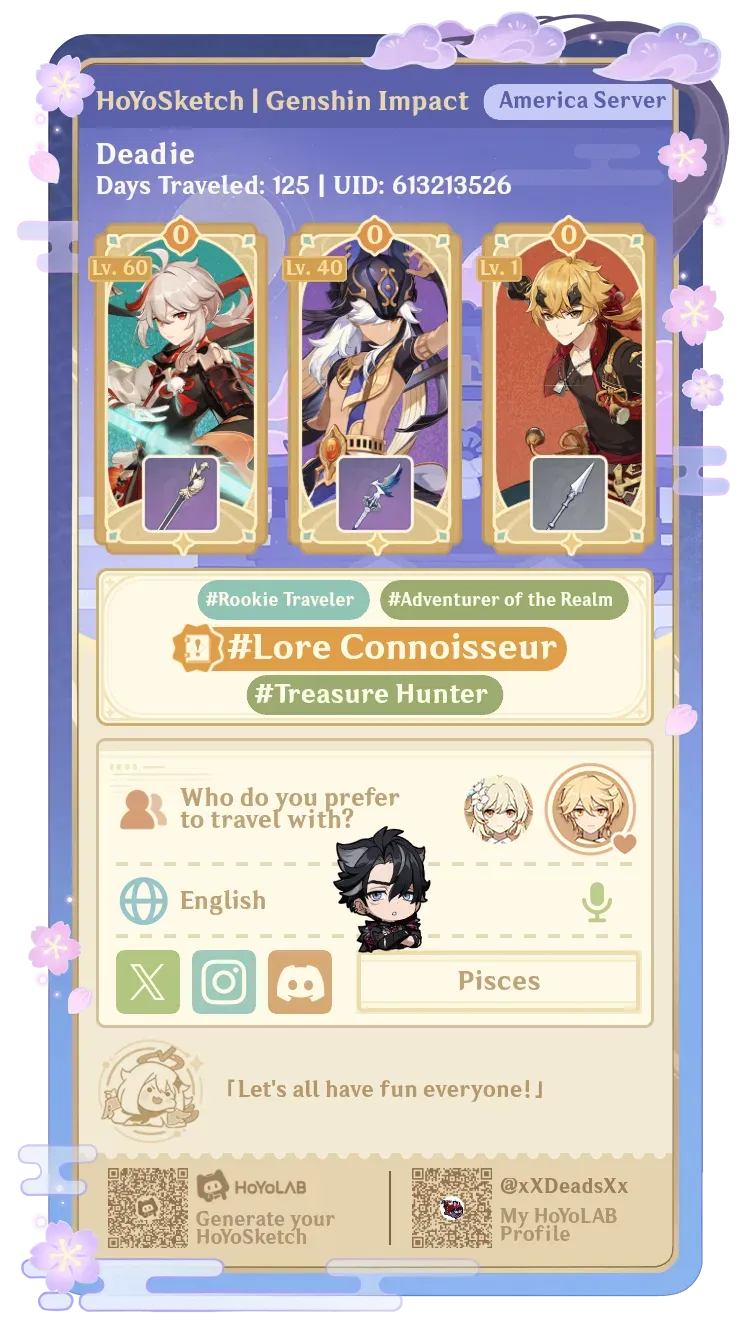 Snapshot Genshin Impact HoYoLAB