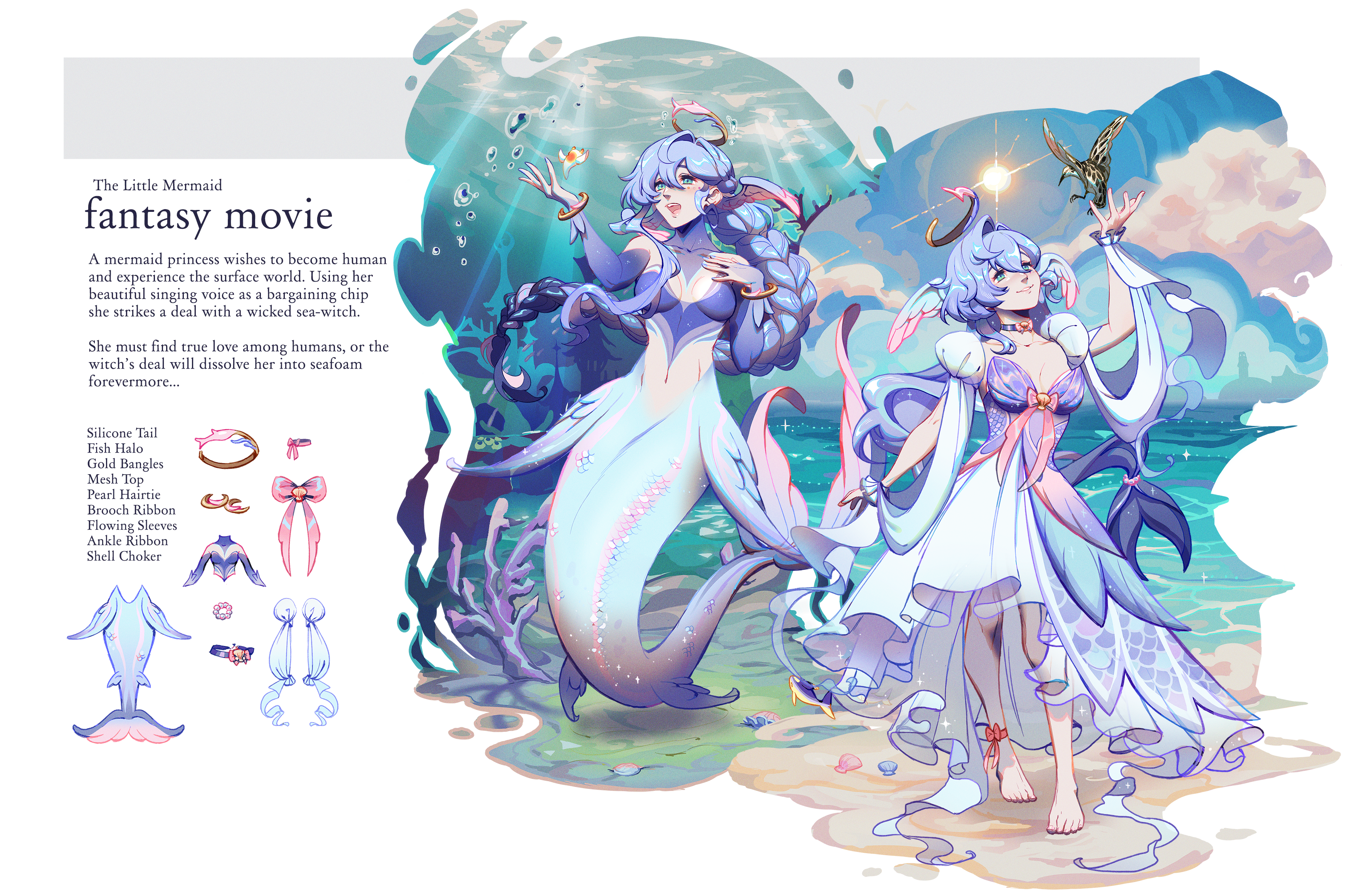 Millennium Idol Mermaid Robin (Honkai: Starrail Promo Work) Honkai