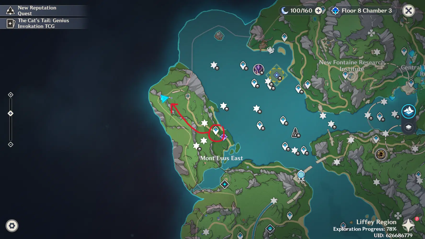 Key Component Locations (Fontaine) 5/7 keys Genshin Impact
