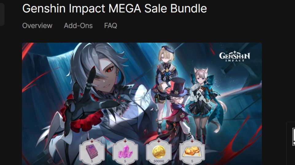 FREE Giveaway items from EPIC Games - Genshin + Honkai Genshin 