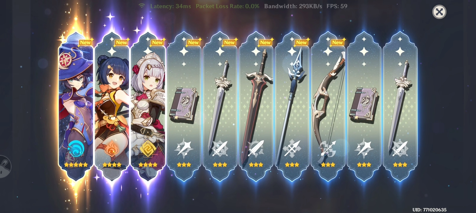 first pull on my new acc Genshin Impact | HoYoLAB