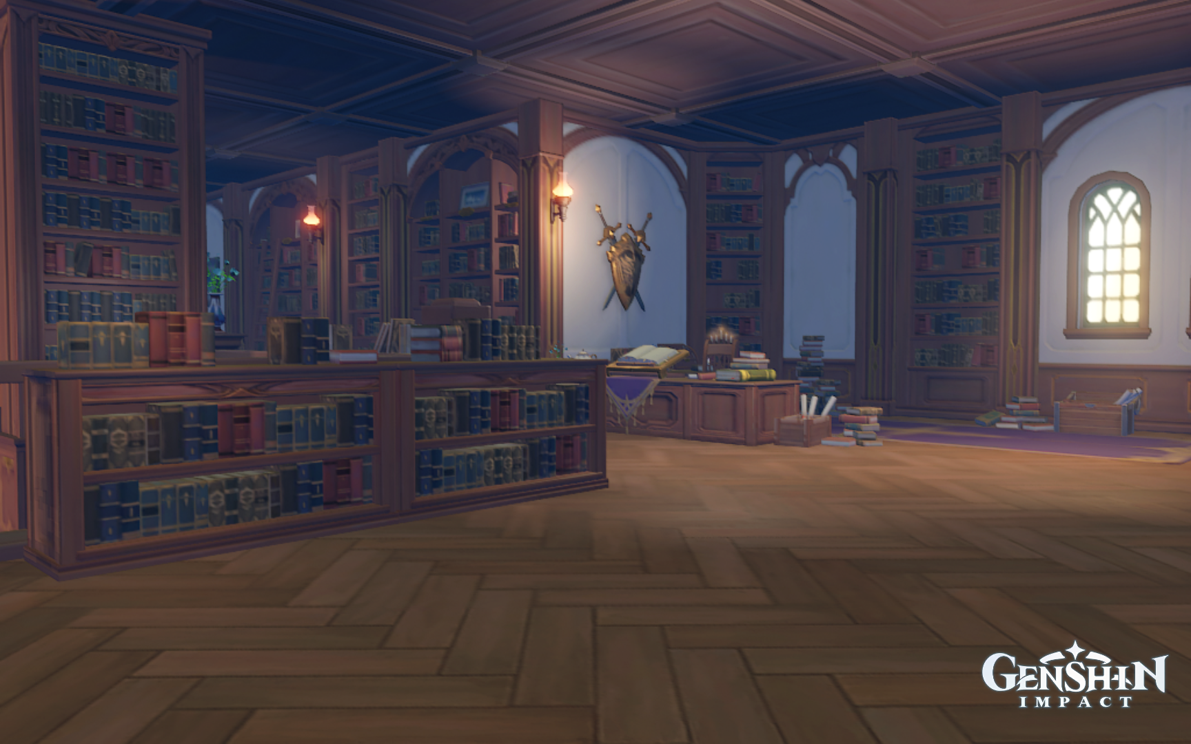 Die Bibliothek im Ordo Favonius 📚📜📖 Genshin Impact | HoYoLAB
