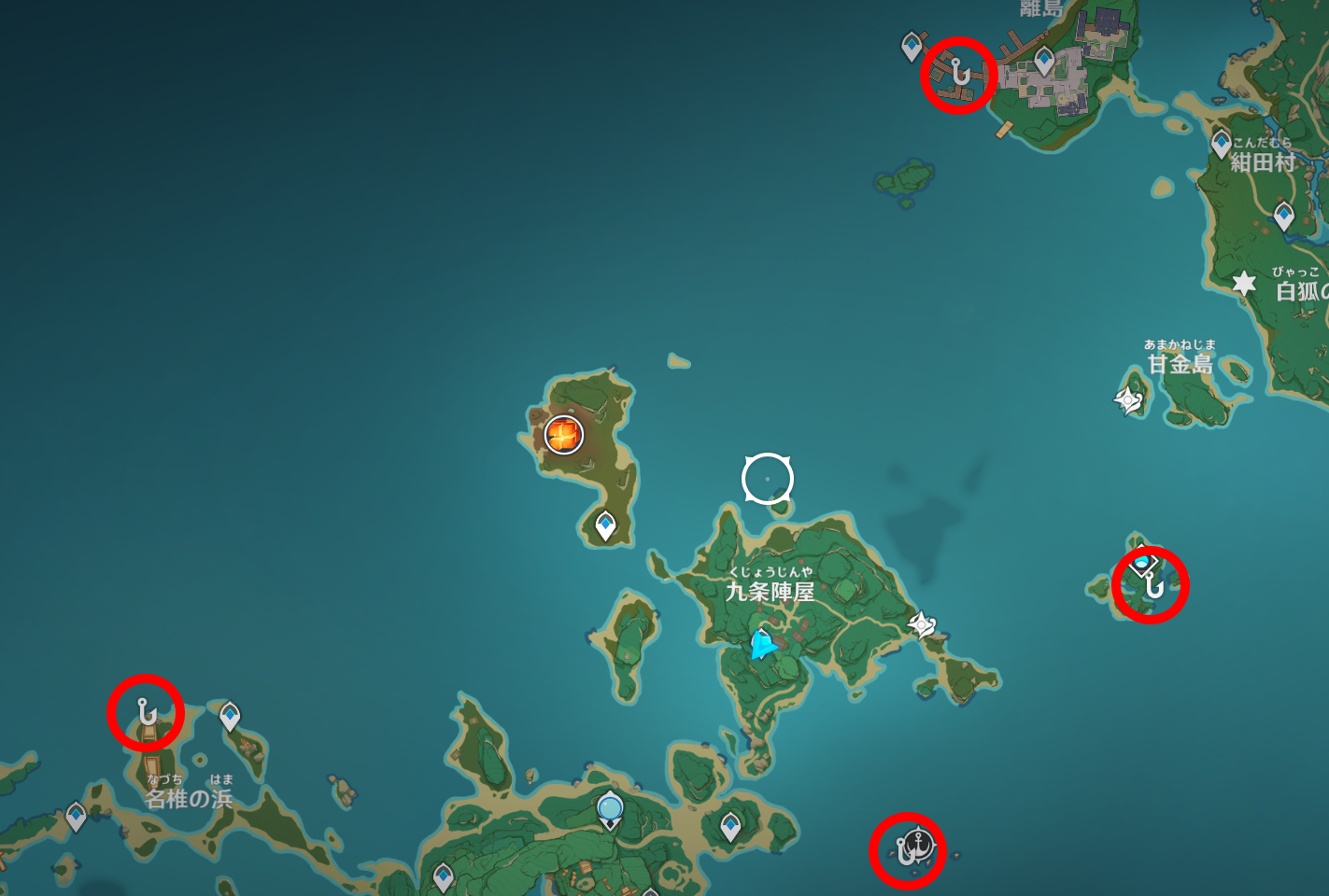 アチーブメント】稲妻・釣り「妖鬼狂言百物語」獲得 Genshin Impact