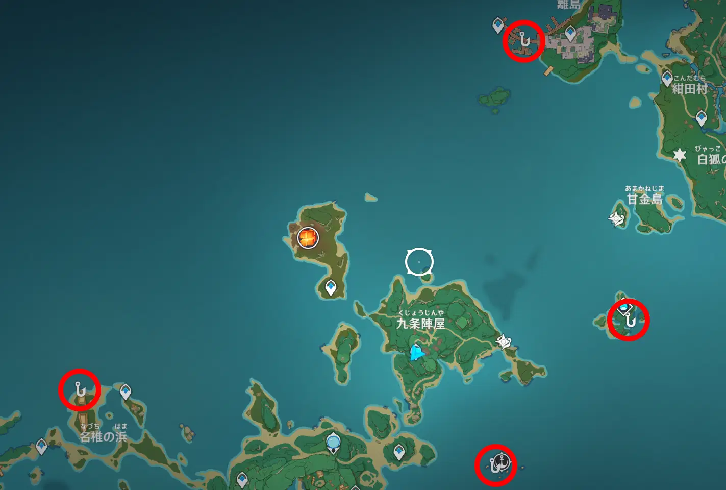 アチーブメント】稲妻・釣り「妖鬼狂言百物語」獲得 Genshin Impact