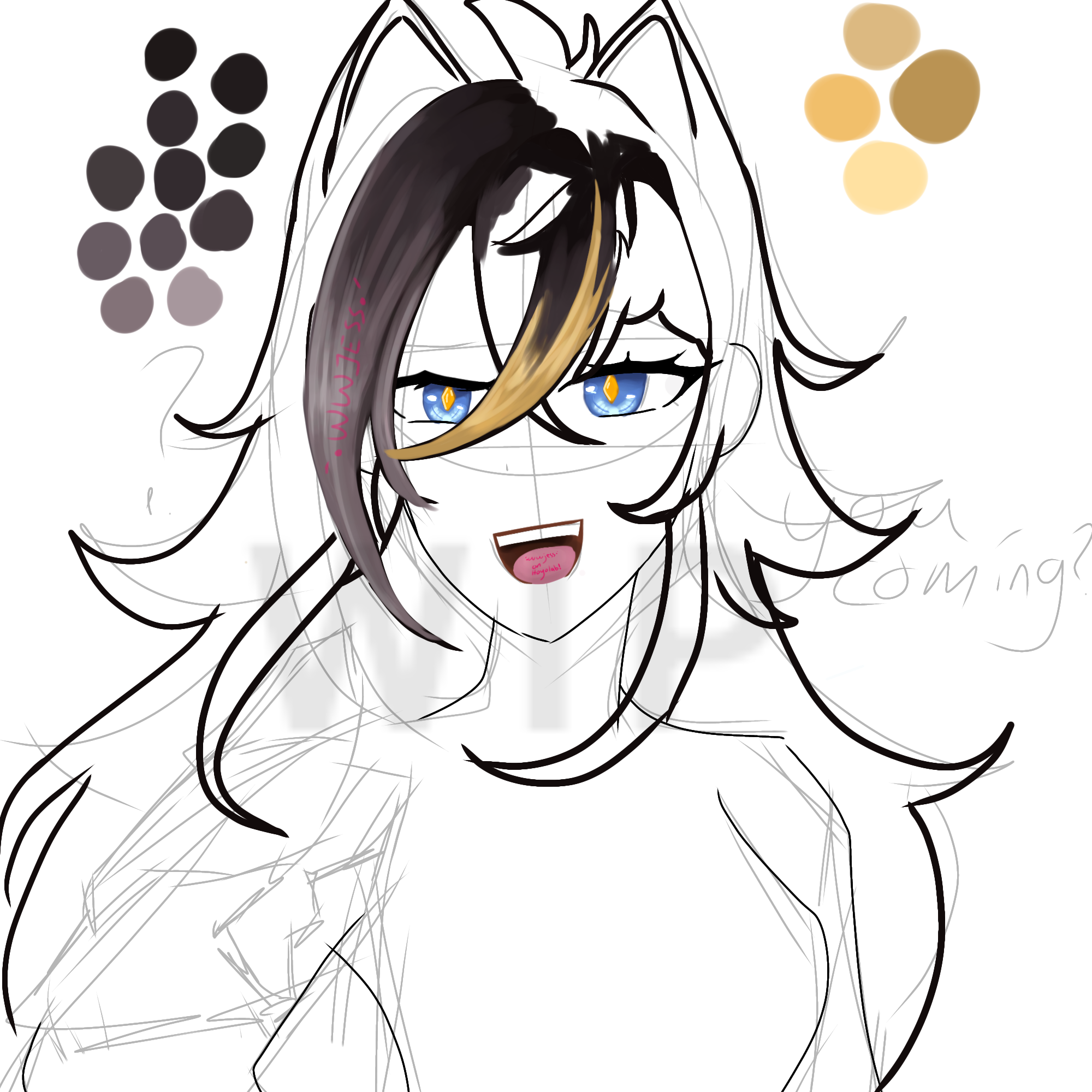 Dehya Fanart WIP ! Genshin Impact | HoYoLAB