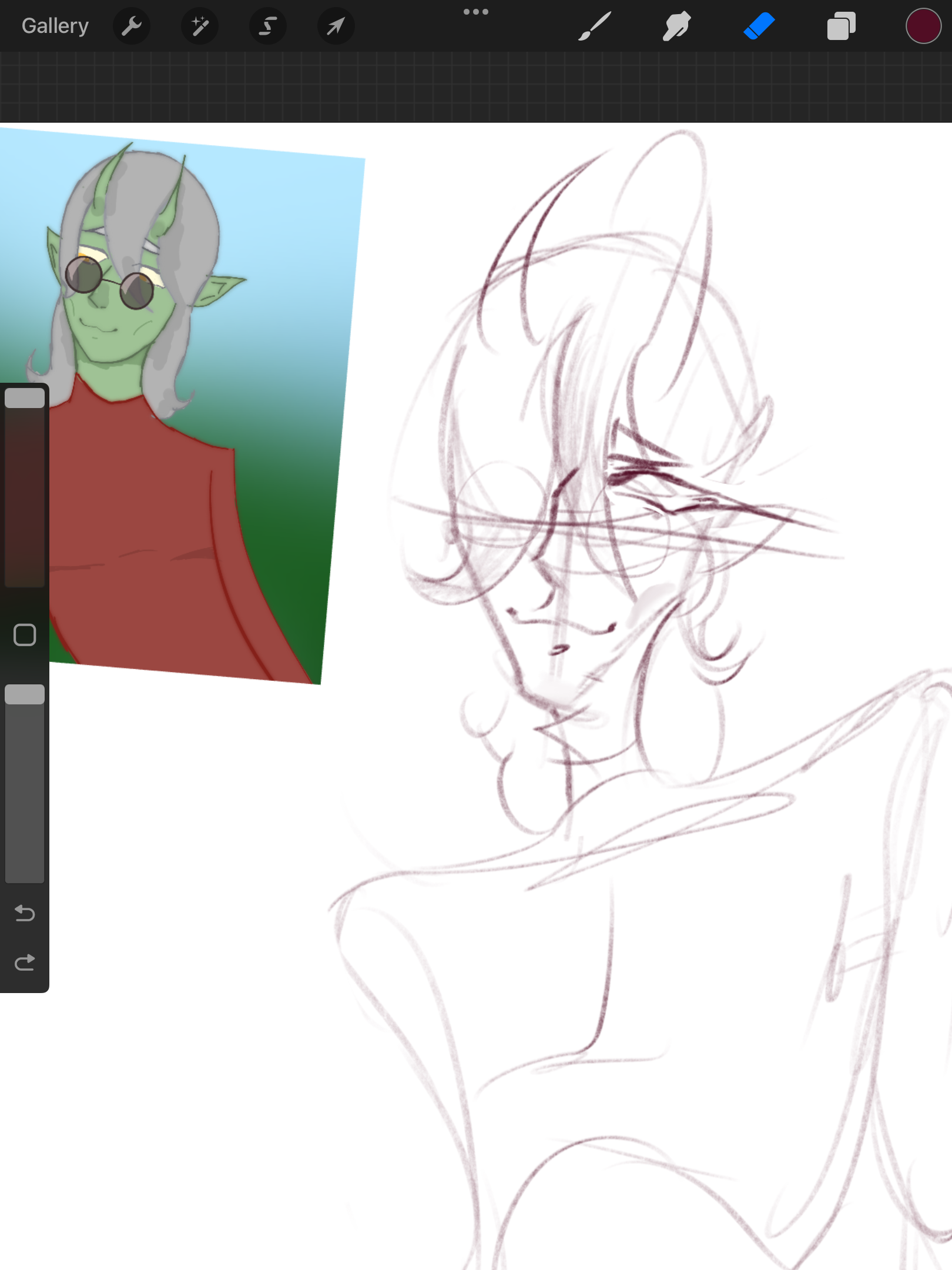 redrawing something I drew like 2 months ago | HoYoLAB