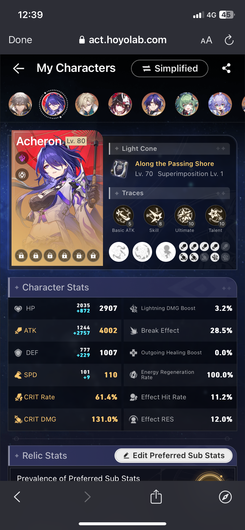 Is this a good Acheron build? Honkai: Star Rail | HoYoLAB