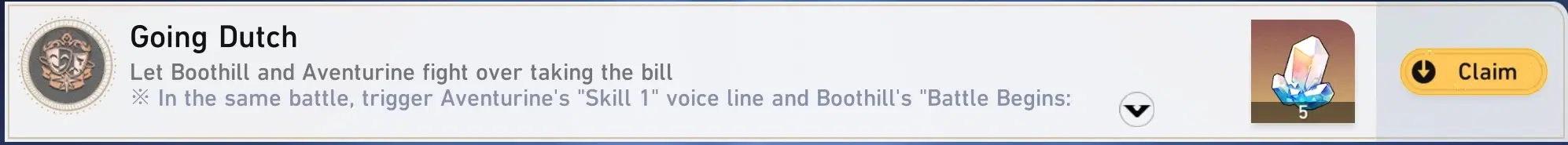 Going Dutch Achievement Honkai: Star Rail | HoYoLAB