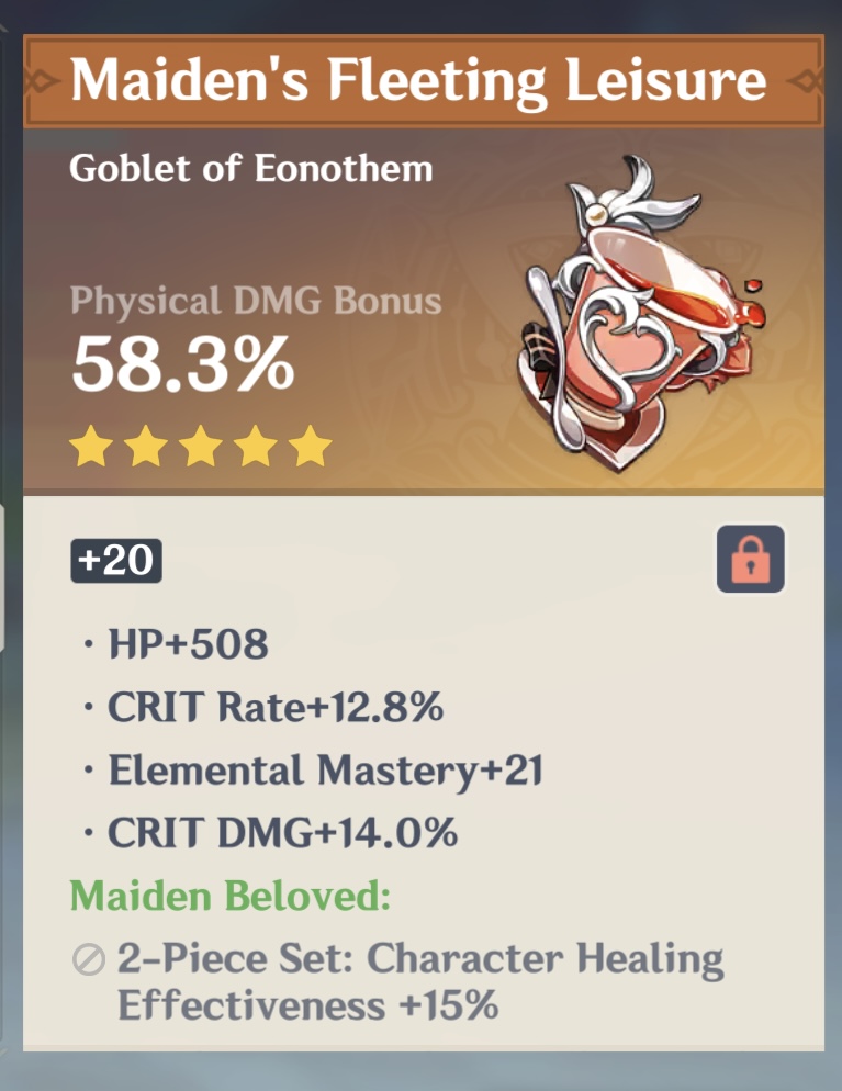 It’s always Maidens Set. Genshin Impact HoYoLAB