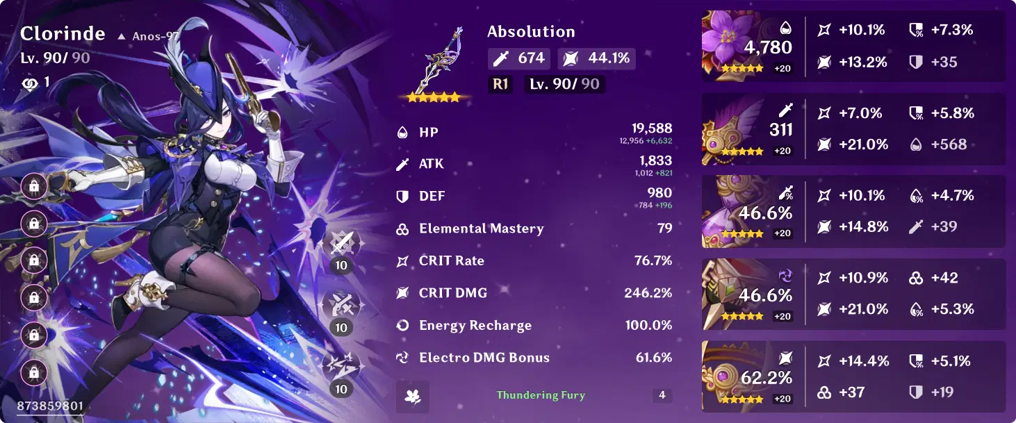 Clorinde Build Genshin Impact | HoYoLAB