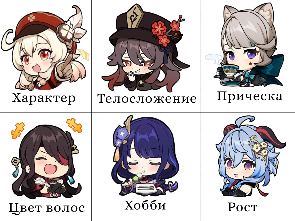 Персонажи Геншина похожие на меня) Genshin Impact | HoYoLAB