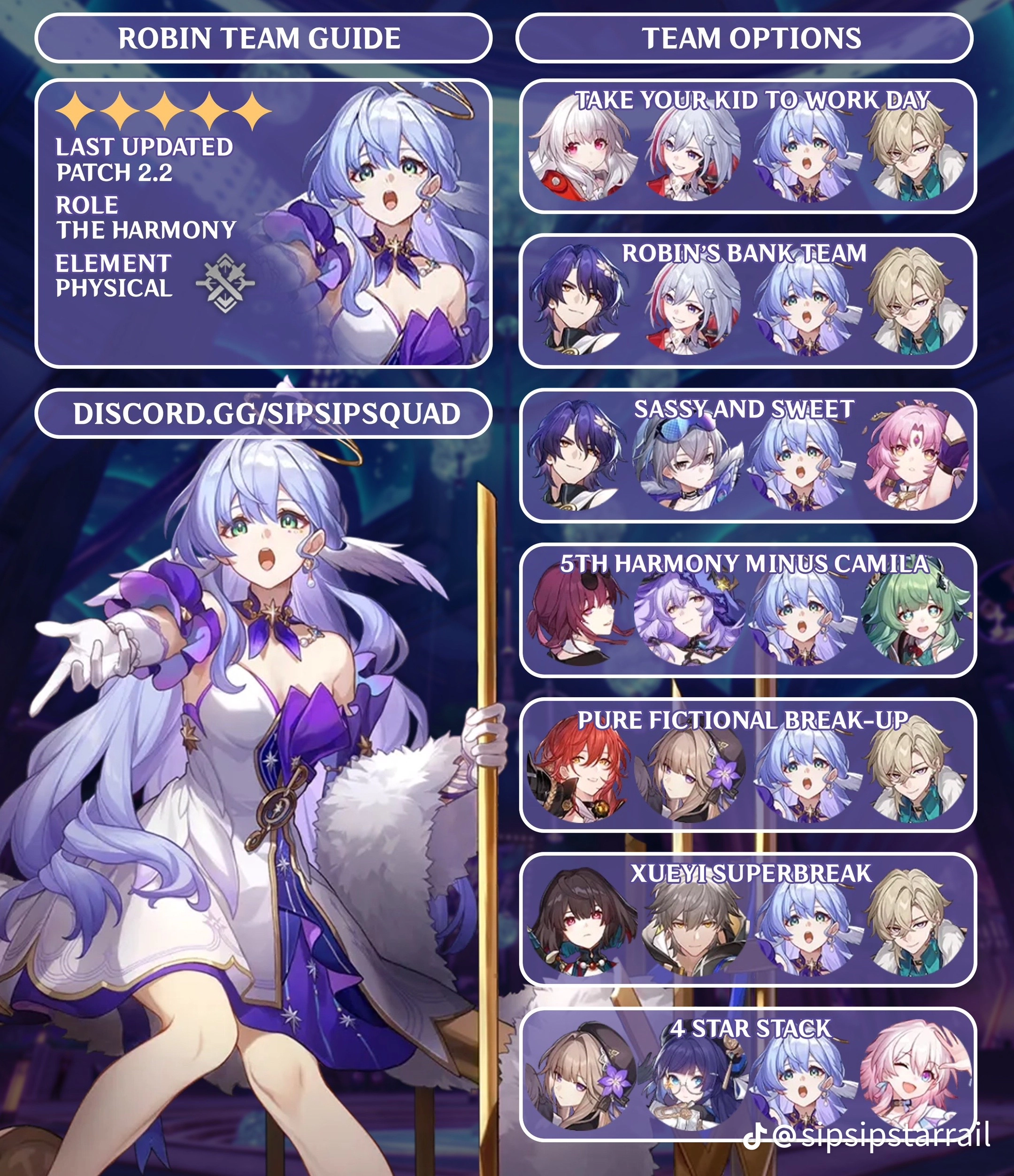 Robin Build Guide Robin build Guide Honkai: Star Rail | HoYoLAB