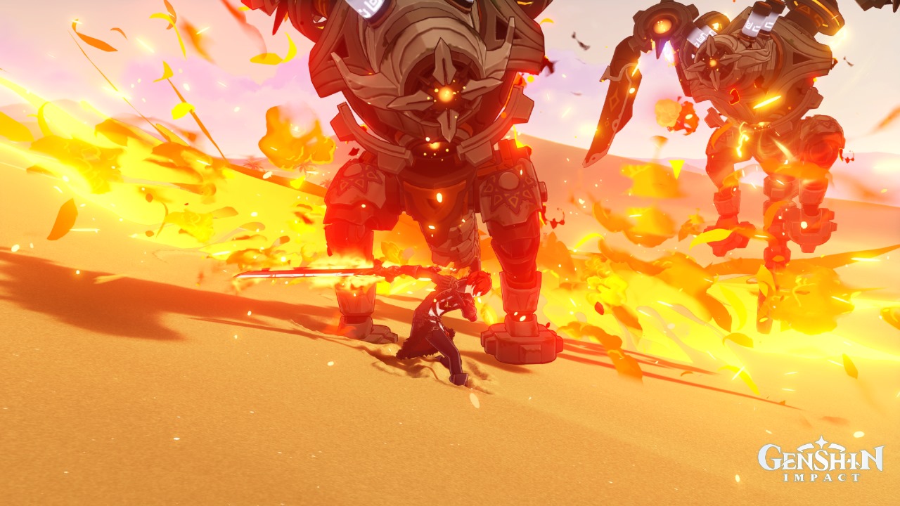 Fighting with ****ing robot Genshin Impact | HoYoLAB