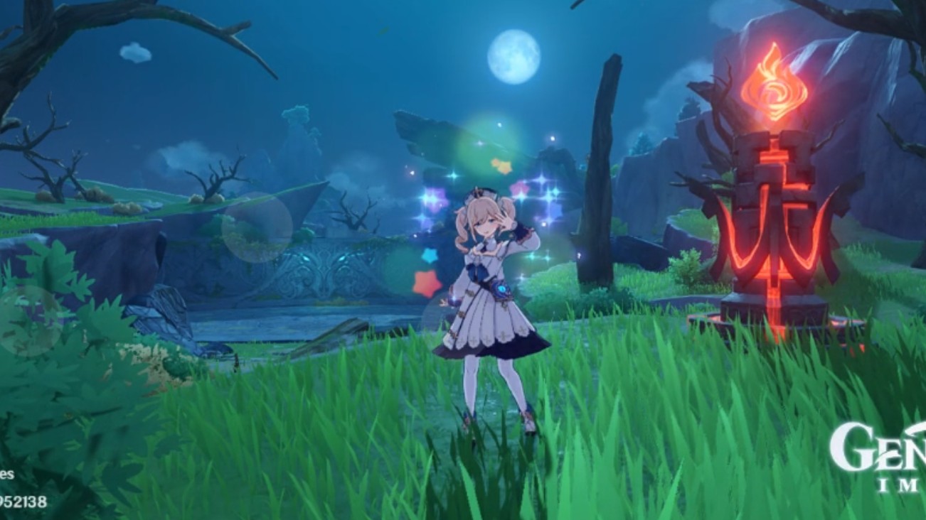 Barbara going for more red wolfhook berries Genshin Impact HoYoLAB