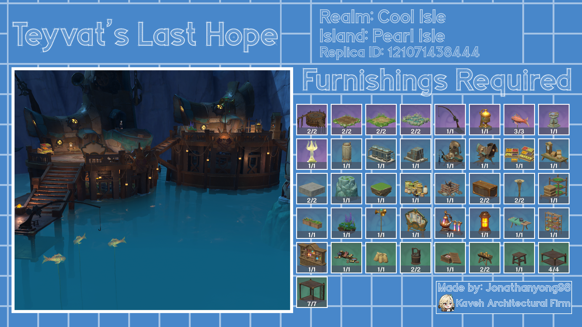 Teyvat's Last Hope Replica ID 121071438444 Genshin Impact HoYoLAB