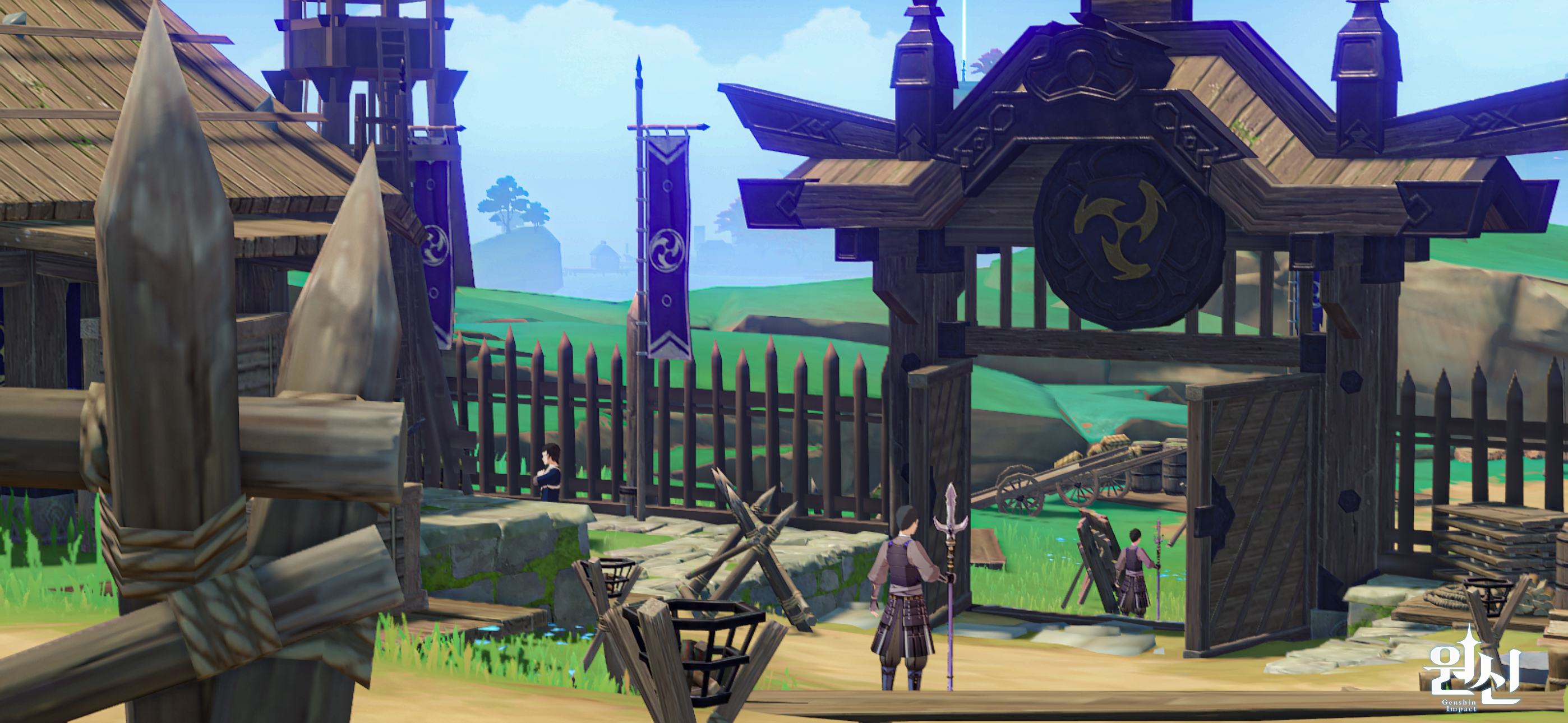 쿠죠 병영 풍경 사진 九条陣屋の風景写真 Genshin Impact HoYoLAB