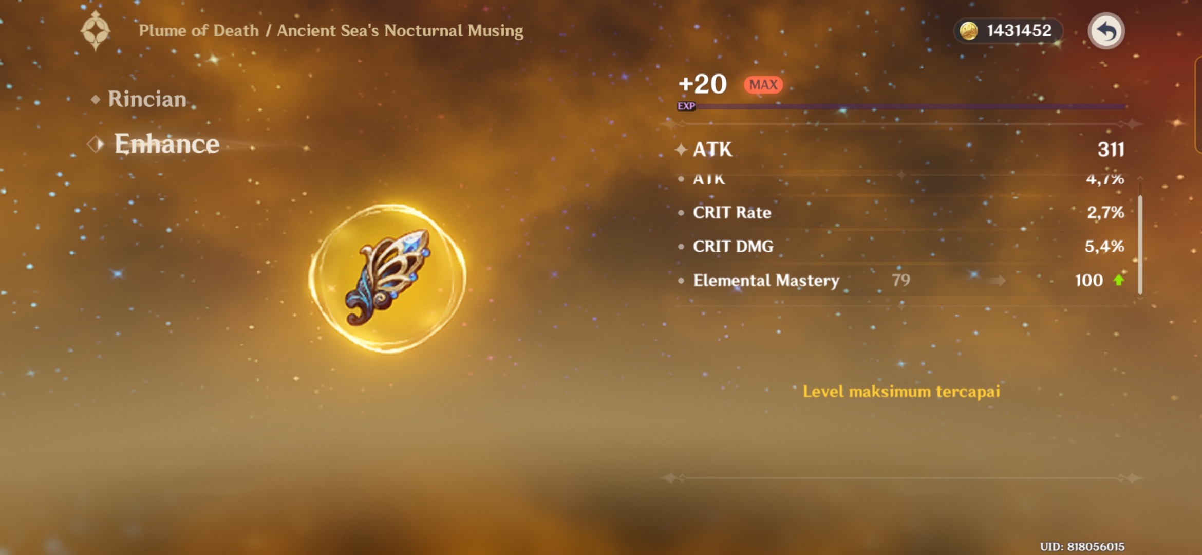 this one perfect for arle Genshin Impact HoYoLAB