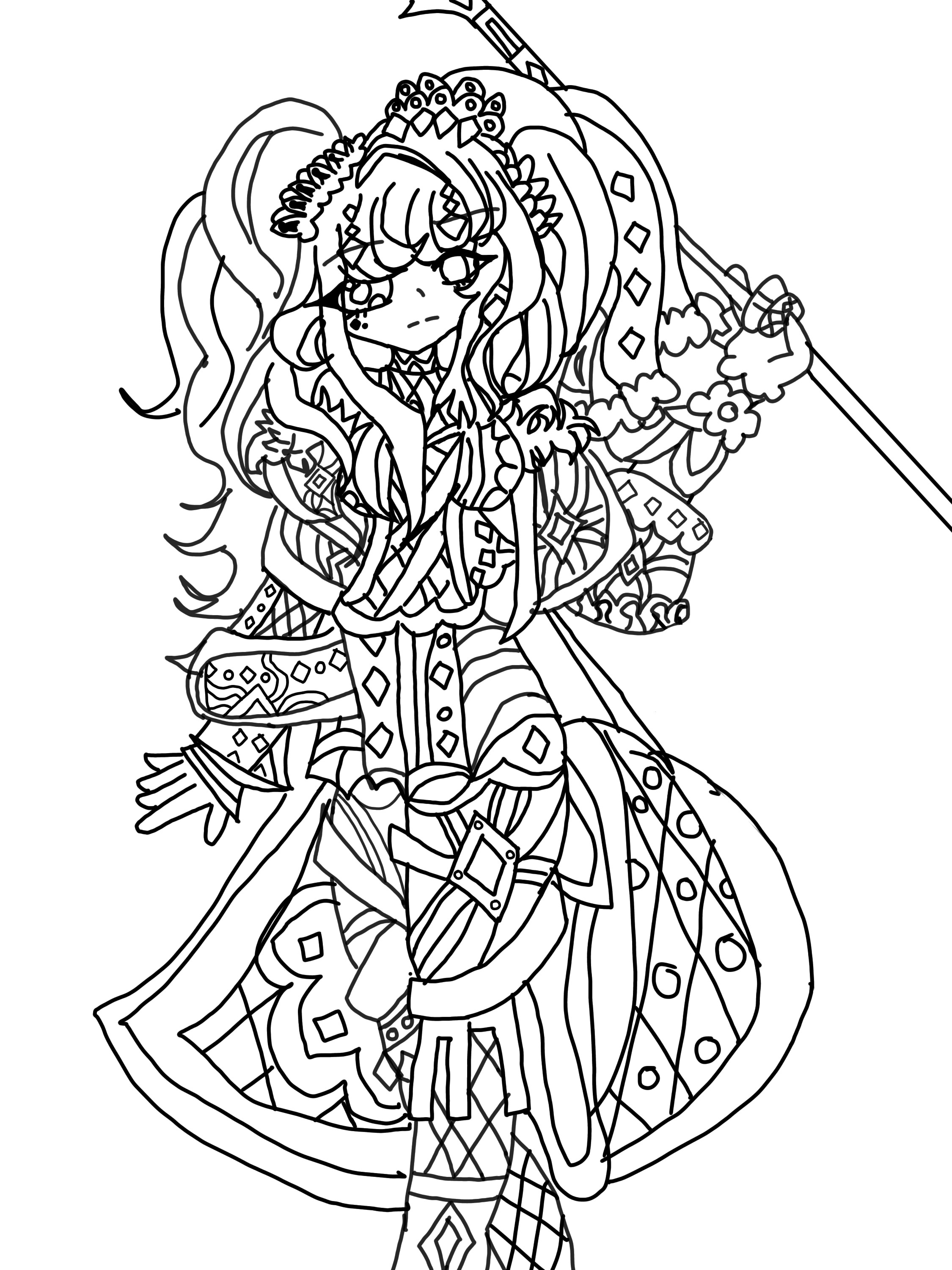 Oc lineart genshin impact hoyolab