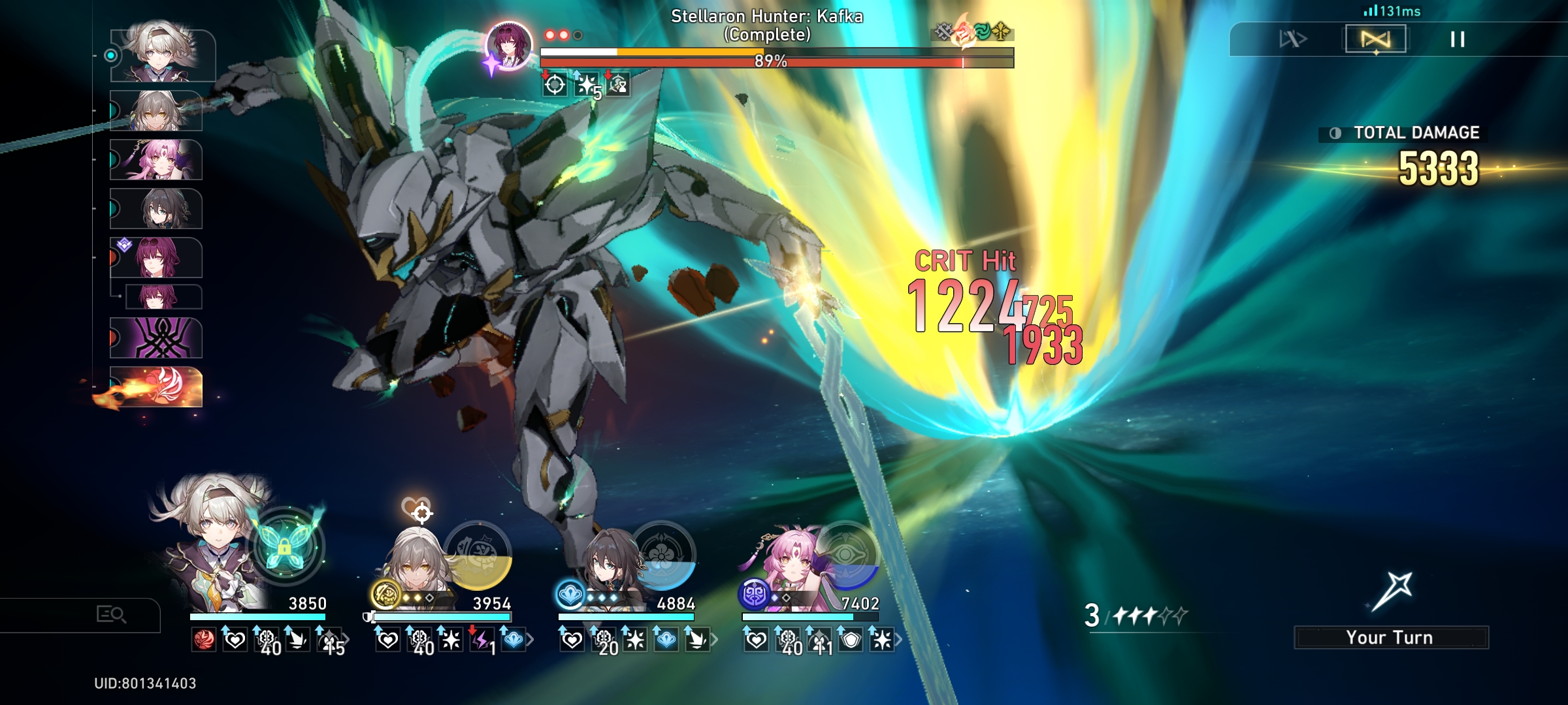 FireFly Non Break Weakness & Break Weakness... Honkai Star Rail HoYoLAB