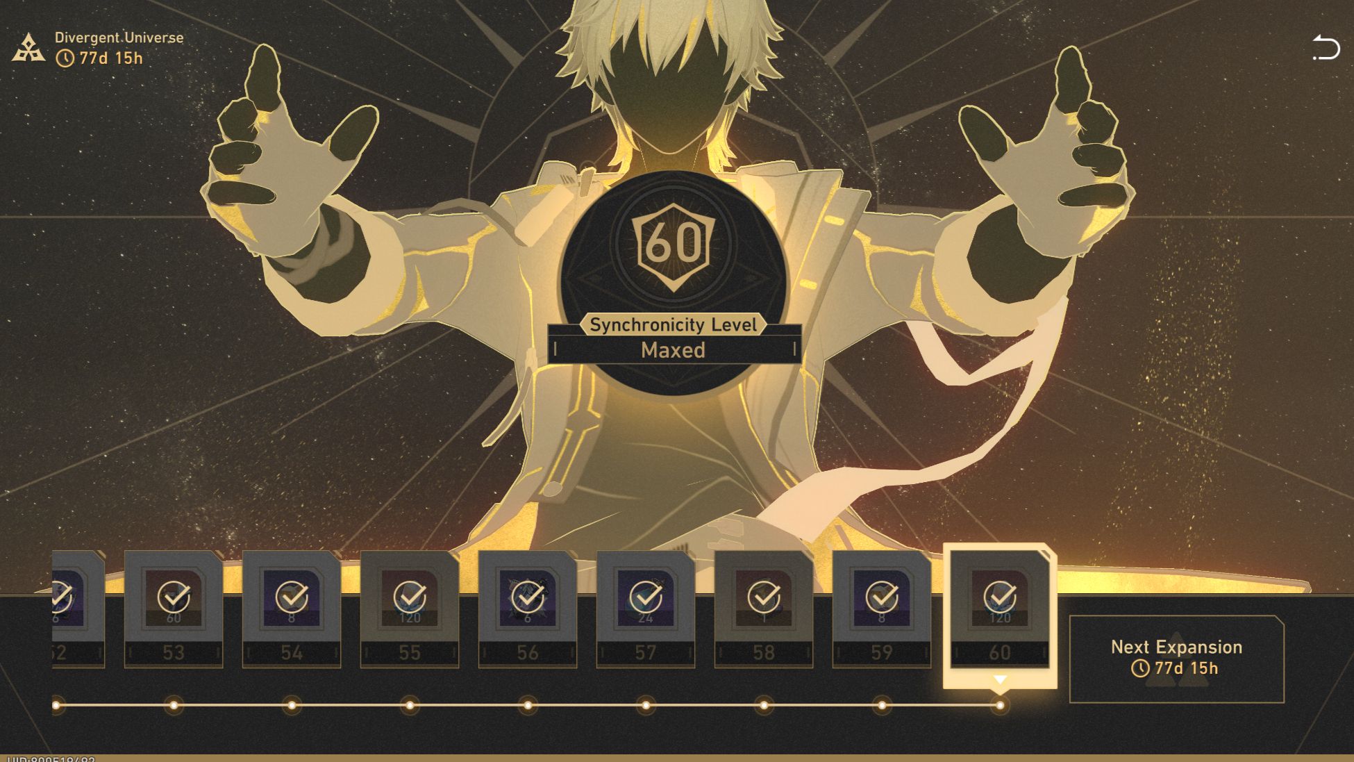 Divergent Universe - Synchronicity Level 60! Honkai: Star Rail 