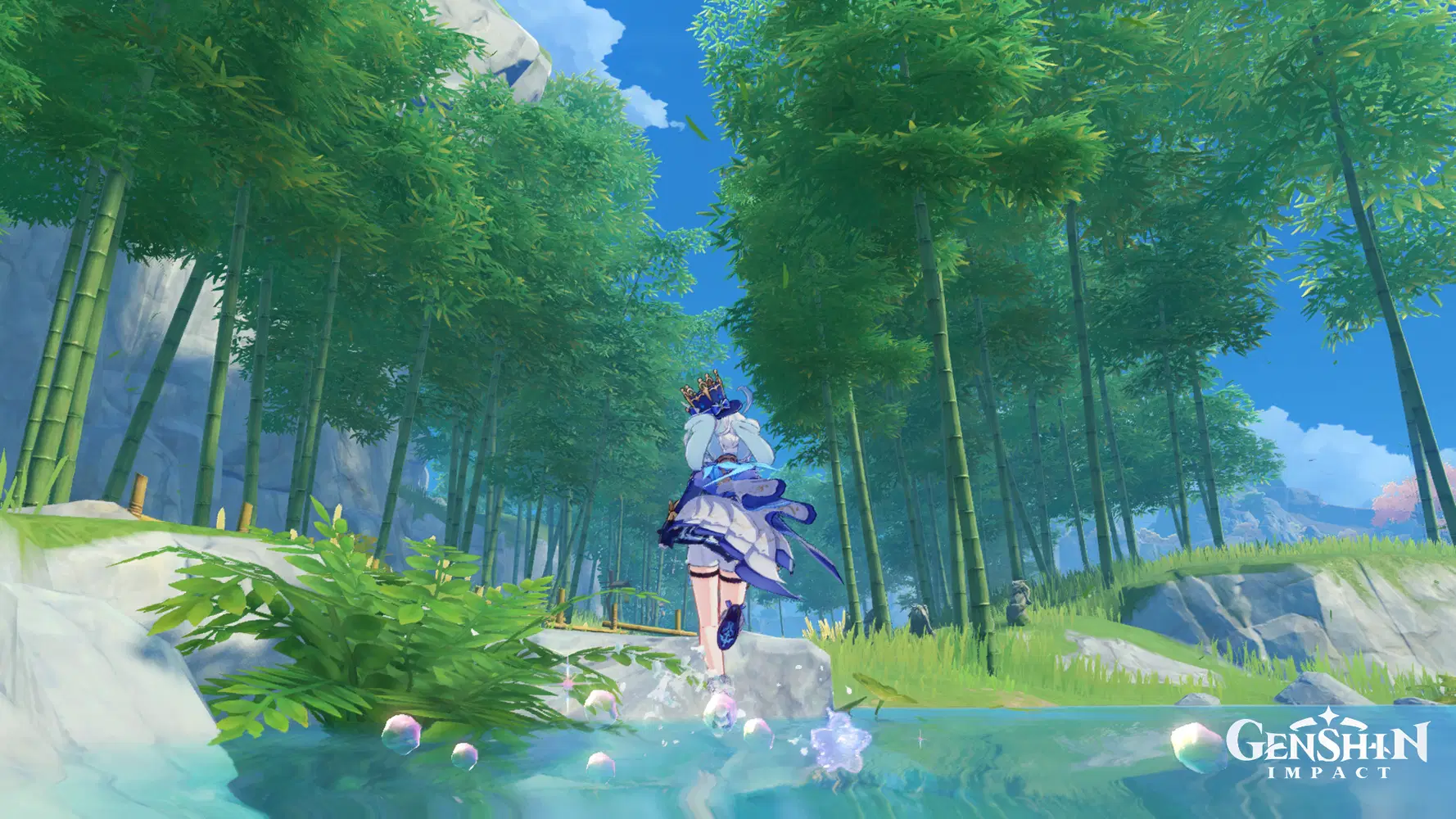 you ever walk down this little bamboo forest path in liyue with furina?  specially at around 15:00 till the sun sets? I highly recommend that you do  Genshin Impact | HoYoLAB