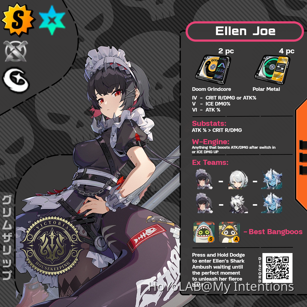 Ellen Joe Character Guide Zenless Zone Zero | HoYoLAB