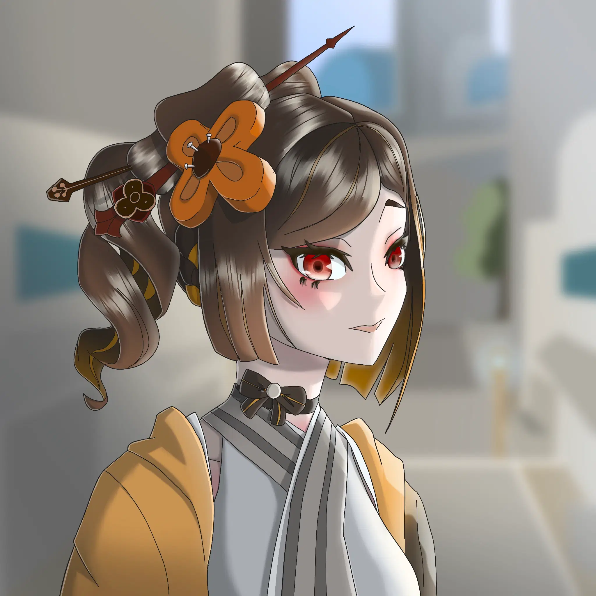 CHIORI FANART Genshin Impact HoYoLAB