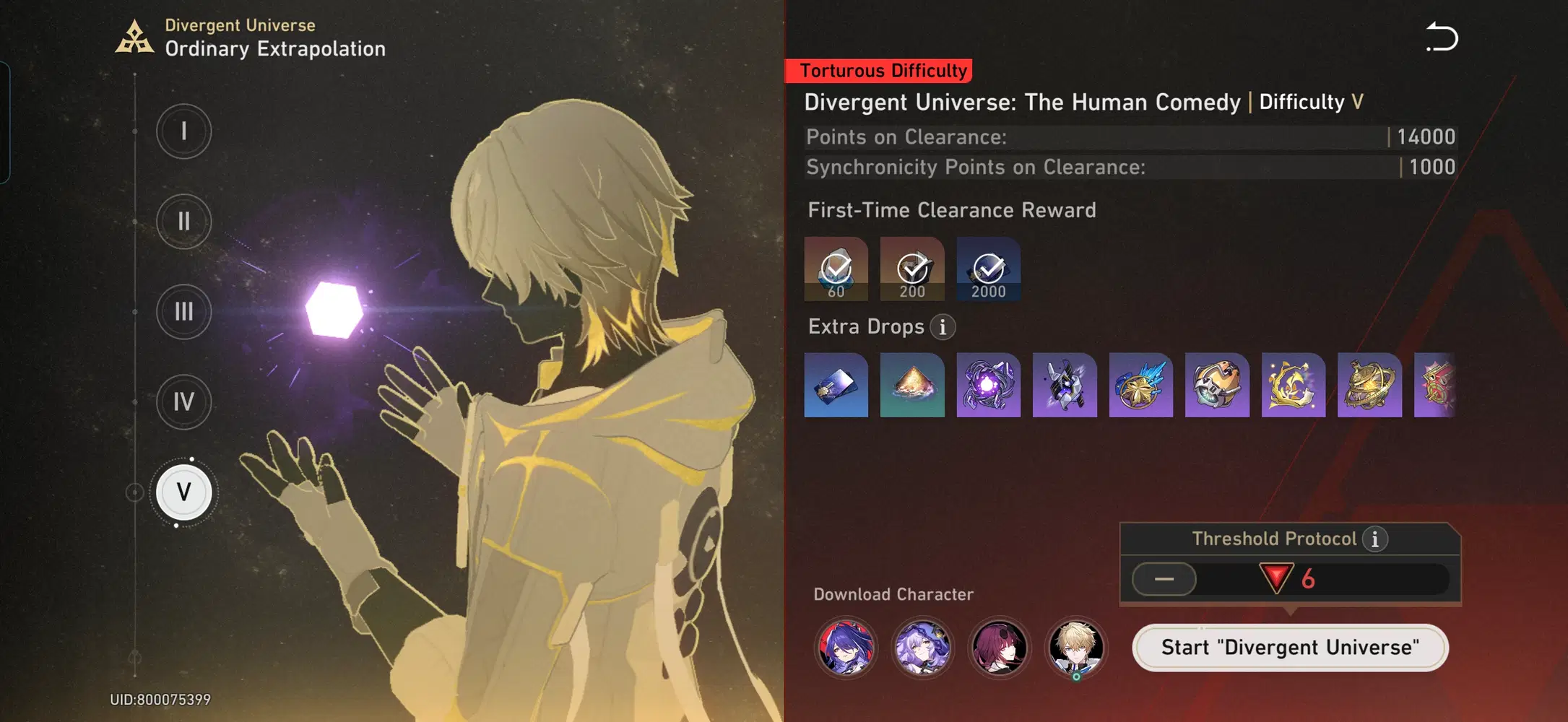What&rsquo;s your current level in Divergent Universe? Honkai: Star Rail 