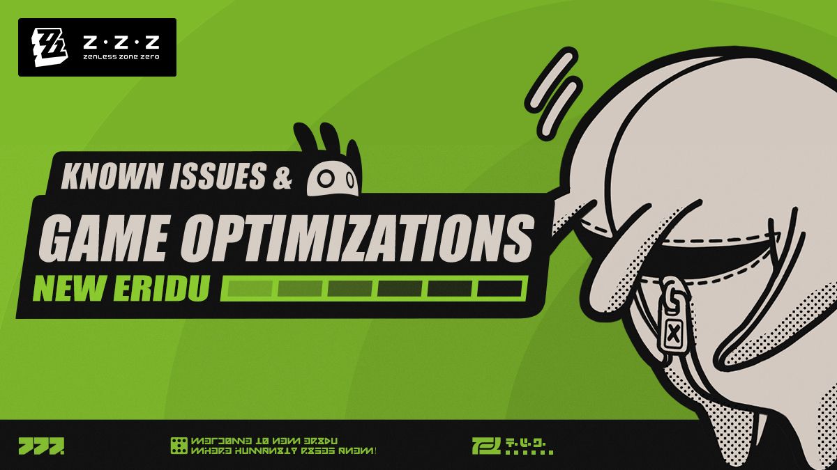 Known Issues & Game Optimizations in Version 1.0 (Updating